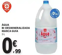 E.Leclerc Água bi-desmineralizada marca guia promoção