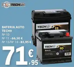 E.Leclerc Bateria auto tech9 promoção