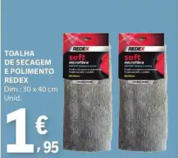 E.Leclerc Toalha de secagem e polimento redex promoção