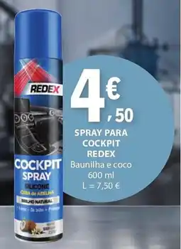 E.Leclerc Spray para cockpit redex promoção