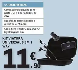 E.Leclerc Kit viatura universal 3 em 1 way promoção