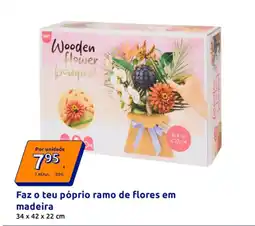 Action Faz o teu póprio ramo de flores em madeira promoção