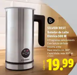 Lidl SILVERCREST Batedor de Leite Elétrico 500 W promoção