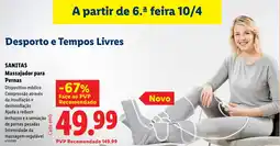 Lidl SANITAS Massajador para Pernas promoção