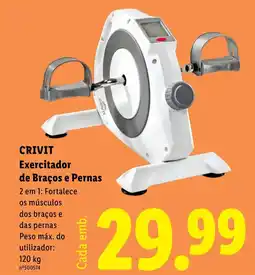 Lidl CRIVIT Exercitador de Braços e Pernas promoção