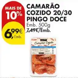 Pingo Doce Camarão cozido 20/30 pingo doce promoção