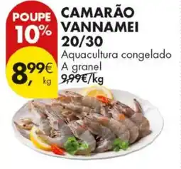 Pingo Doce Camarão vannamei 20/30 promoção