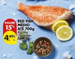 Pingo Doce Red fish médio até 700g promoção