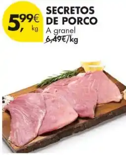 Pingo Doce Secretos de porco promoção