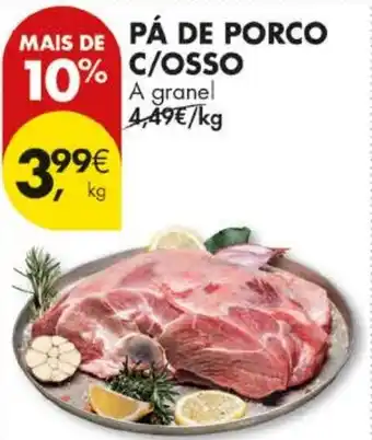 Pingo Doce Pá de porco c/osso promoção