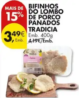 Pingo Doce Bifinhos do lombo de porco panados tradicia promoção
