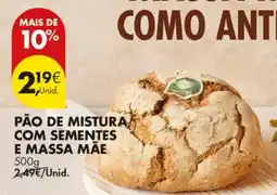 Pingo Doce Pão de mistura com sementes e massa mãe promoção