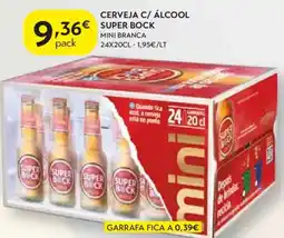 Spar Cerveja c/ álcool € super bock promoção