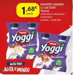 Spar Iogurte líquido s/lactose yoggi promoção