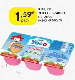 Spar Iogurte yoco suissinho morango promoção