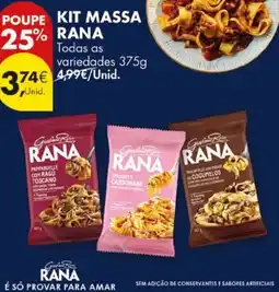 Pingo Doce Kit massa rana promoção