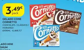 Gelado cone cornetto