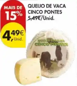 Pingo Doce Queijo de vaca cinco pontes promoção