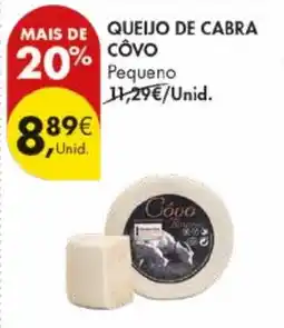 Pingo Doce Queijo de cabra covo promoção