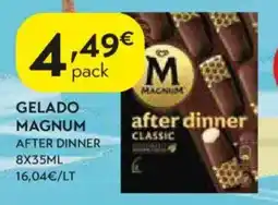 Spar Gelado magnum after dinner promoção