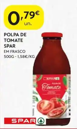 Spar Polpa de tomate spar promoção
