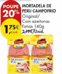 Pingo Doce Mortadela de peru campofrio promoção