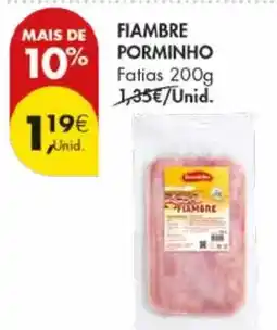 Pingo Doce Fiambre porminho fatias promoção