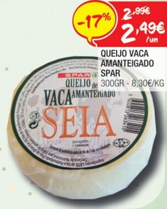 Spar Queijo Vaca Amanteigado Spar 300g promoção