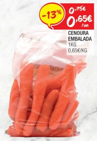Cenoura Embalada 1kg