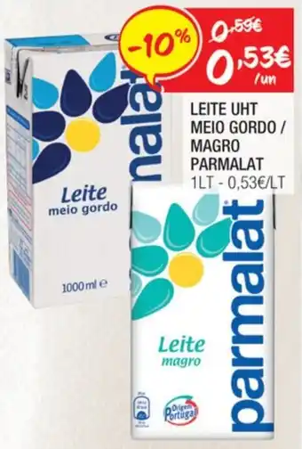 Spar Leite UHT Meio Gordo/Magro Parmalat 1lt promoção