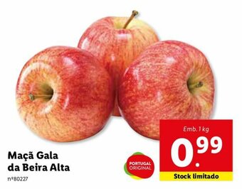 Lidl Maçã Gala da Beira Alta 1kg promoção