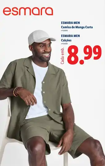 ESMARA MEN Camisa de Manga Curta