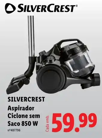 Lidl SILVERCREST Aspirador Ciclone sem Saco 850 W promoção