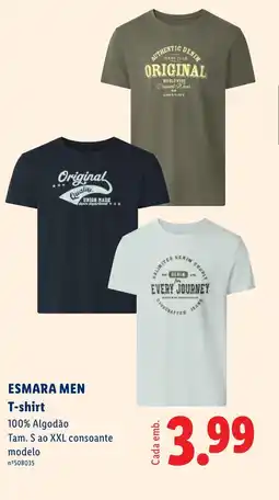Lidl ESMARA MEN T-shirt promoção