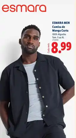 Lidl ESMARA MEN Camisa de Manga Curta promoção