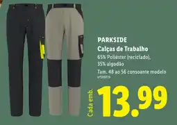 Lidl PARKSIDE Calças de Trabalho promoção