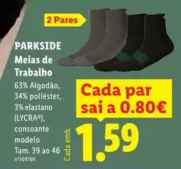 Lidl PARKSIDE Meias de Trabalho promoção