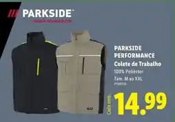 Lidl PARKSIDE PERFORMANCE Colete de Trabalho promoção