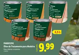 Lidl PARKSIDE Óleo de Tratamento para Madeira promoção