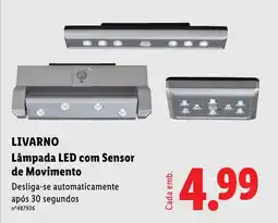 Lidl LIVARNO Lâmpada LED com Sensor de Movimento promoção