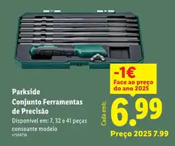 Lidl PARKSIDE Conjunto Ferramentas de Precisão promoção