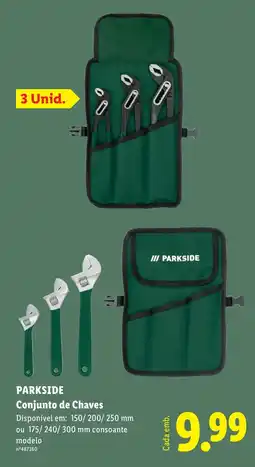 Lidl PARKSIDE Conjunto de Chaves promoção