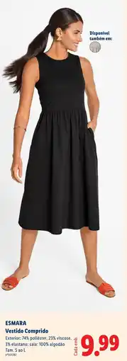 Lidl ESMARA Vestido Comprido promoção