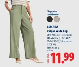 Lidl ESMARA Calças Wide Leg promoção