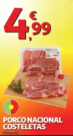 Auchan Porco nacional costeletas mistas promoção