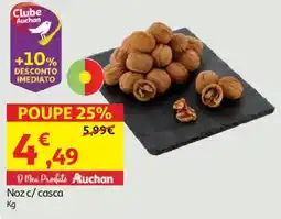 Auchan Noz c/ casca promoção