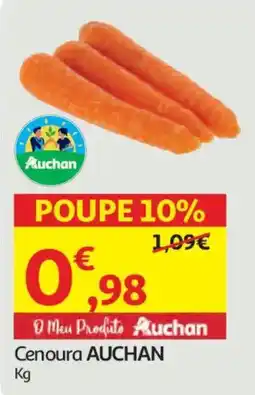 Auchan Cenoura AUCHAN promoção