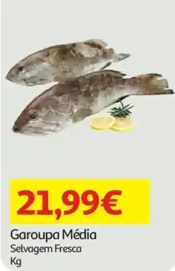 Auchan Garoupa Média Selvagem Fresca promoção