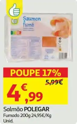 Auchan Salmão POLEGAR Fumado promoção