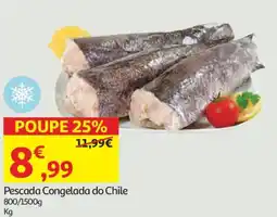 Auchan Pescada Congelada do Chile 800/1500g promoção